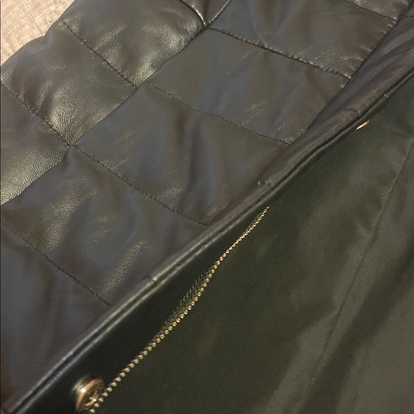 Kawakubo Lamb Leather Quilted Down feather filled Puffer Coat - Picture 12 of 12